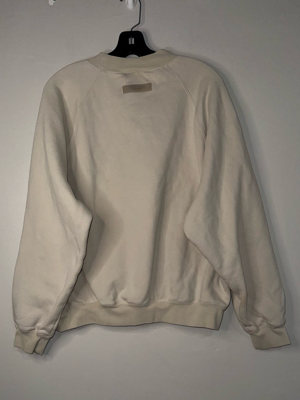 Fear of God 1977 Crewneck Sweatshirt - Cream with Black Graphic - Picture 9 of 12